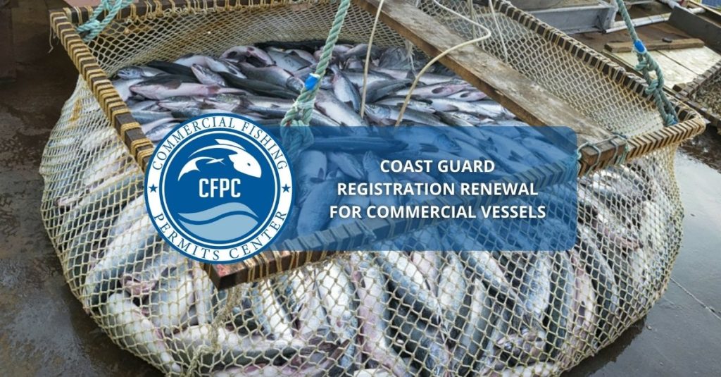 coast guard registration renewal for commercial vessels